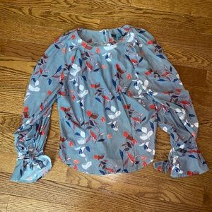 Eva Franco long sleeve floral top
